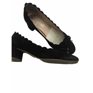 Kate Spade Black Kid Suede Pump/ Shoes Size 6M Black Color